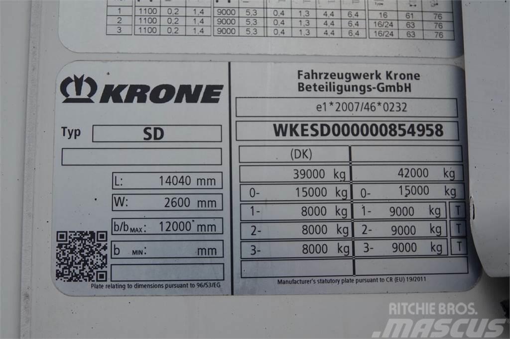 Krone CHLODNIA / THERMO KING SLX 400 / DOPPELSTOCK / PAL Semirimorchi a temperatura controllata