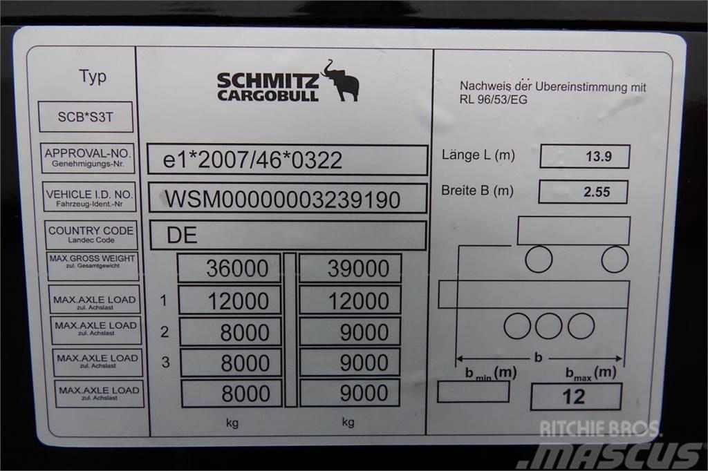 Schmitz Cargobull SCHMITZ FIRANKA VARIOS / PODNOSZONY DACH / STANDAR Semirimorchi tautliner
