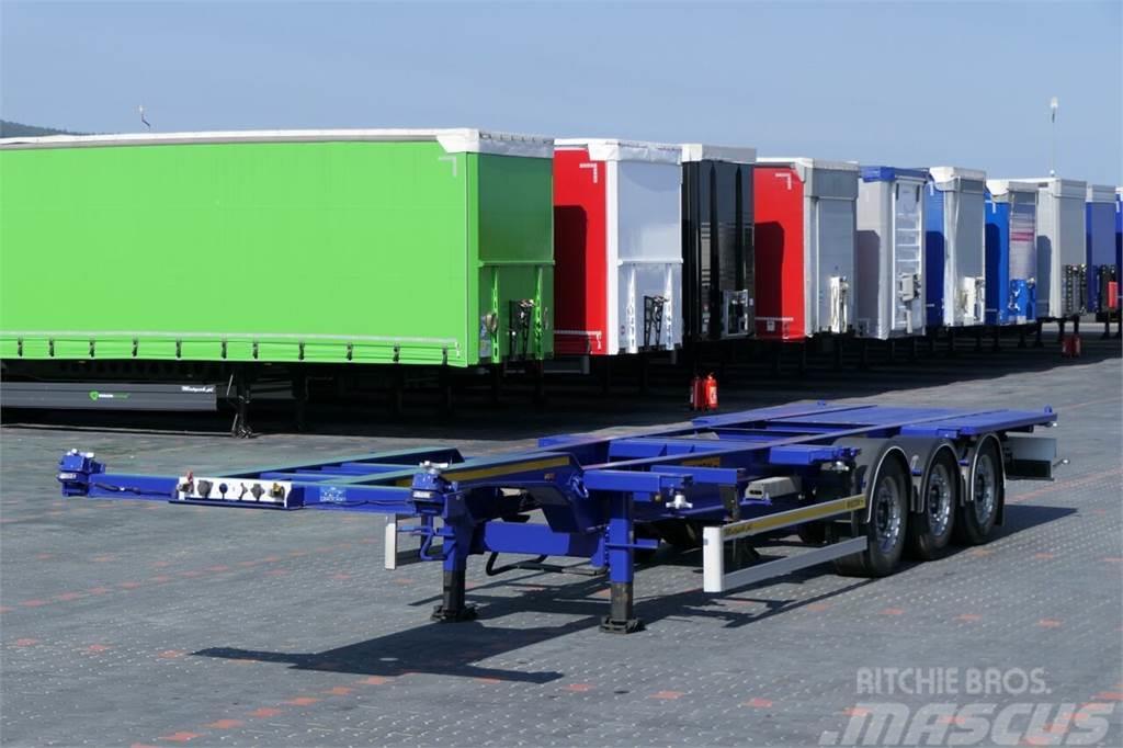Wielton CHASISS / FOR CONTAINERS / LIFTED AXLE / SAF / Telaio e sospensioni