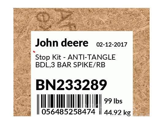 John Deere New Anti-Tangle kit for 2310 Altre macchine e accessori per l'aratura