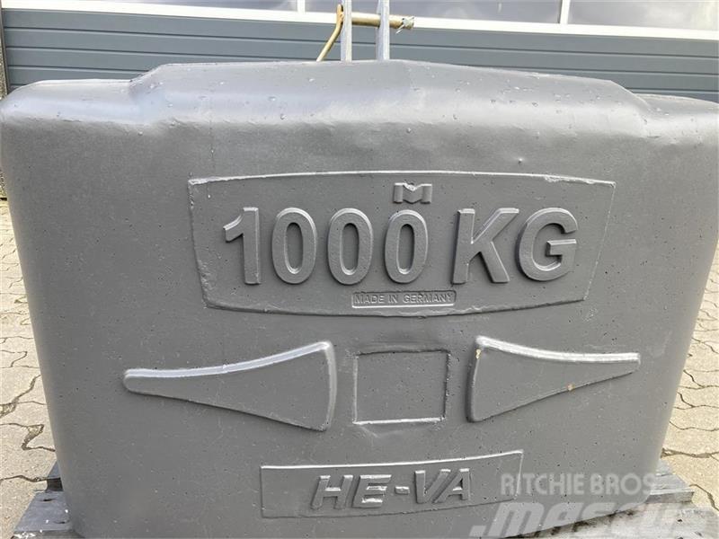 He-Va 800 kg og 1000 kg Accessori per pale frontali