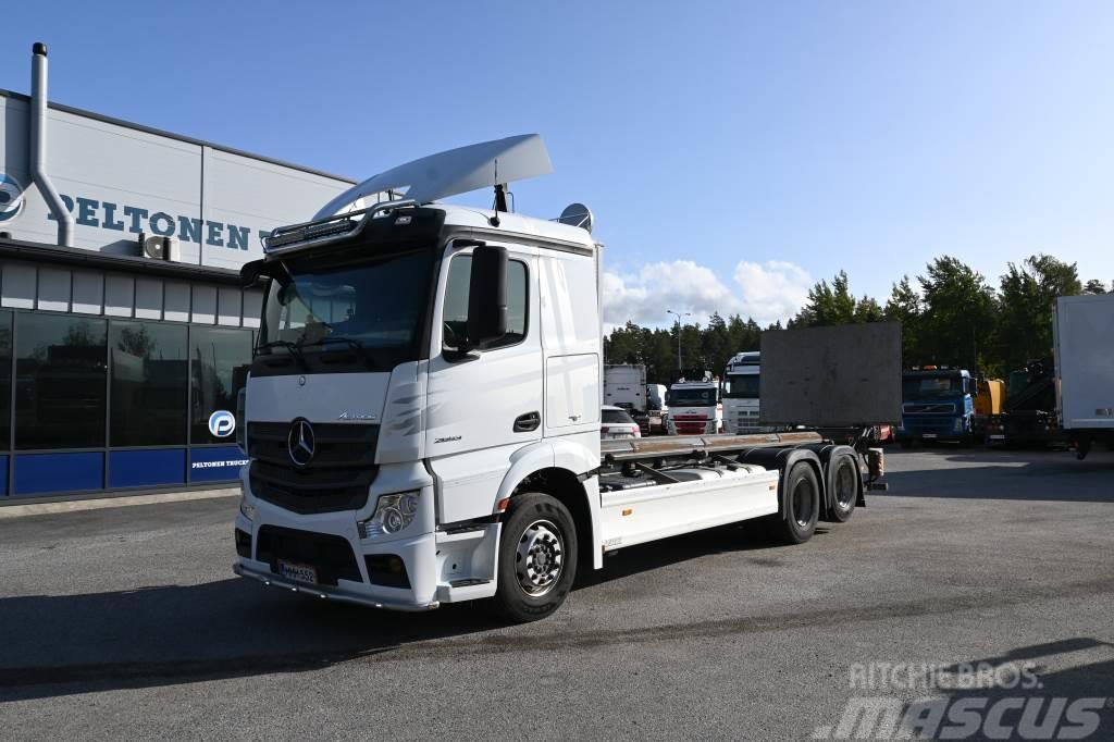 Mercedes-Benz Actros 2653 6x2 Konttiauto Camion portacontainer