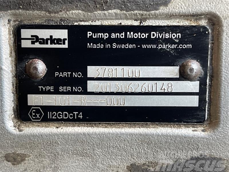 Parker PAKER HYDRAULIC PUMP 3781100 Componenti idrauliche