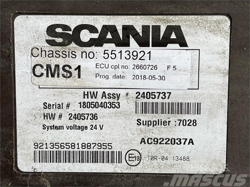 Scania  CMS ECU 2660726 Componenti elettroniche