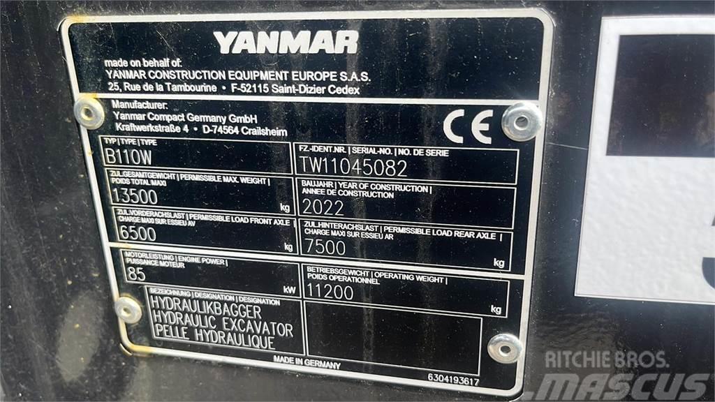 Yanmar B110W Escavatori gommati