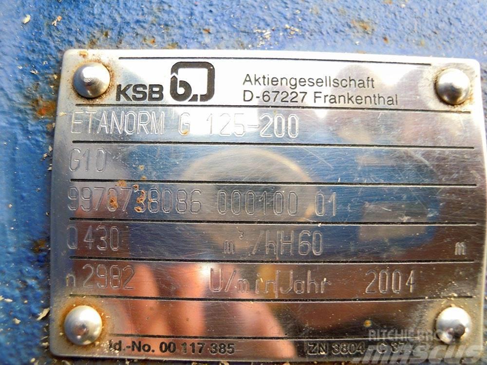 KSB ETANORM G 125-200 Pompa idraulica