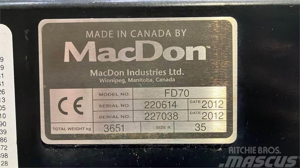 MacDon FD70 Accessori per mietitrebbiatrici
