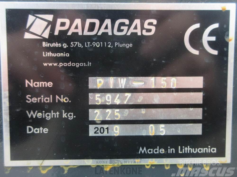 Padagas Puomiharja PIW-150 R ilman kiinnikettä Spazzole