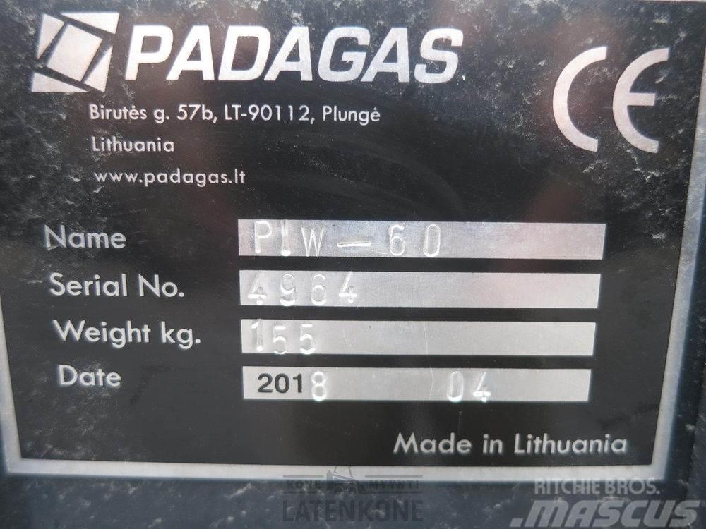 Padagas Puomiharja PIW-60 R ilman kiinnikettä Spazzole