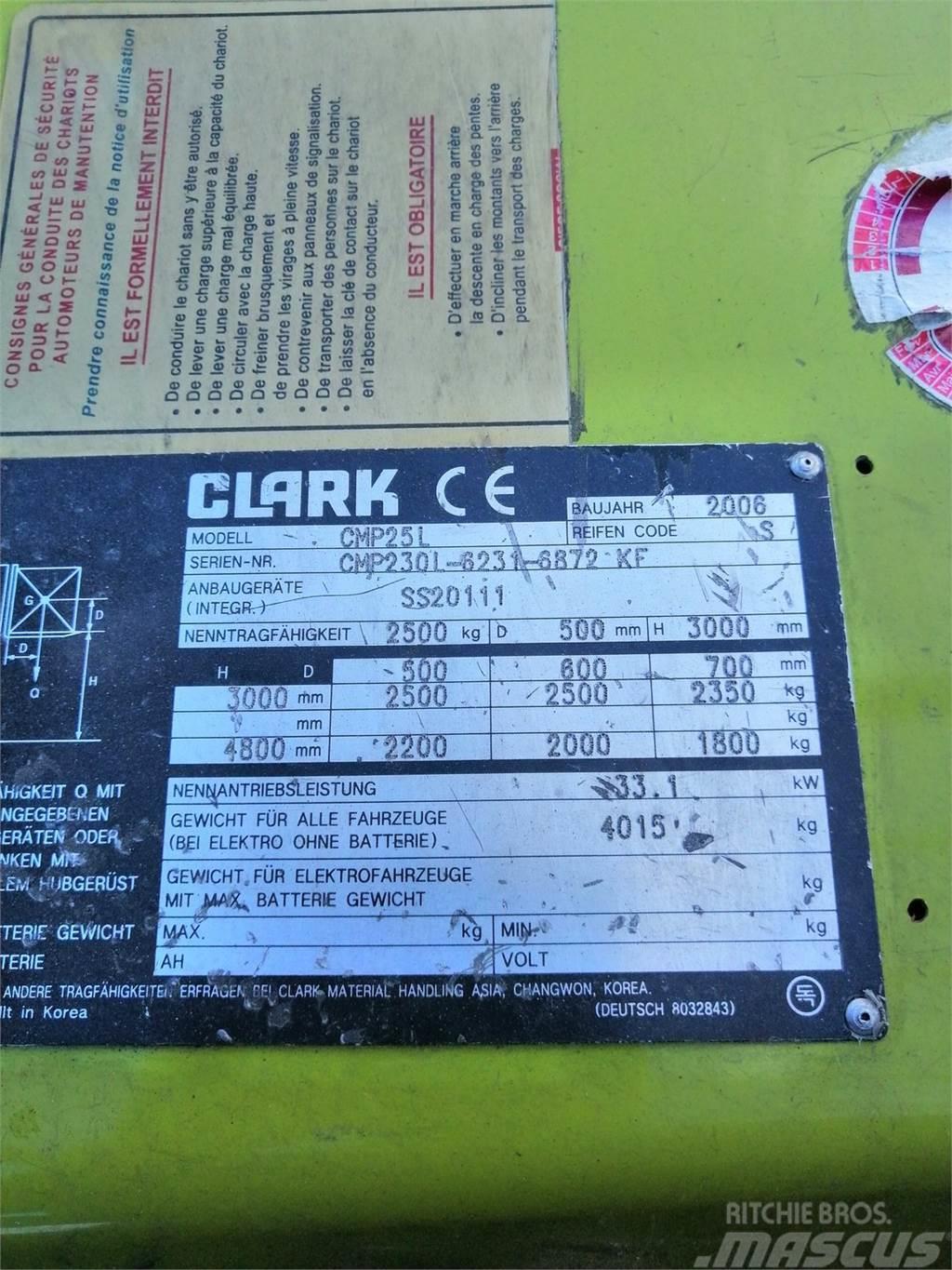 Clark CMP 25 L Carrelli elevatori-Altro