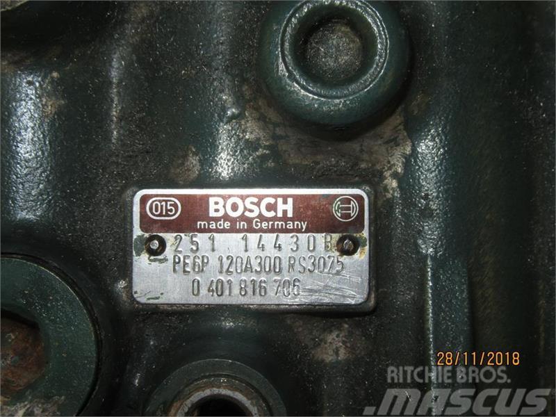  - - -  Mann Bosch brændstofpumpe Accessori per mietitrebbiatrici