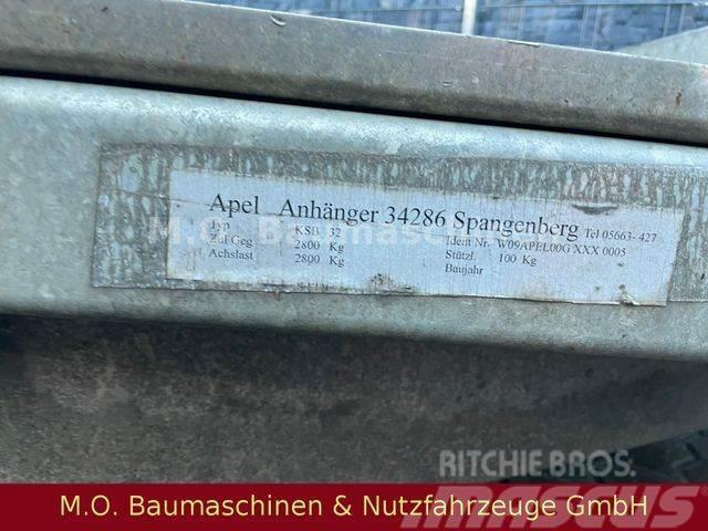  Apel Spangenberg KSB 32 / 2.380 Kg / Tüv 2023 / Caricatore basso