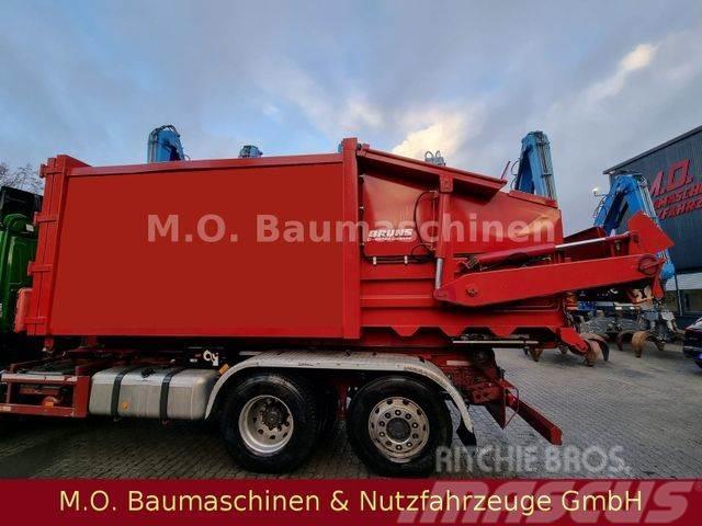 Bruns SP 1502 / Müllsammelaufbau/ Hecklader / Camion dei rifiuti