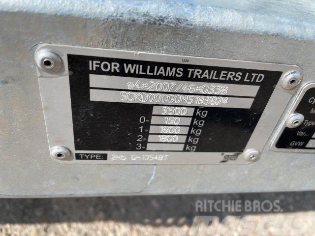 Ifor Williams 2Hb GH35, NEW NOT REGISTRED,machine transport824 Caricatore basso