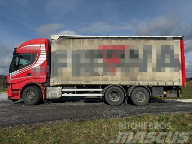 Iveco AS26SYS46 6X2 E6 HINTEN GELENKTE ACHSE Motrici centinate