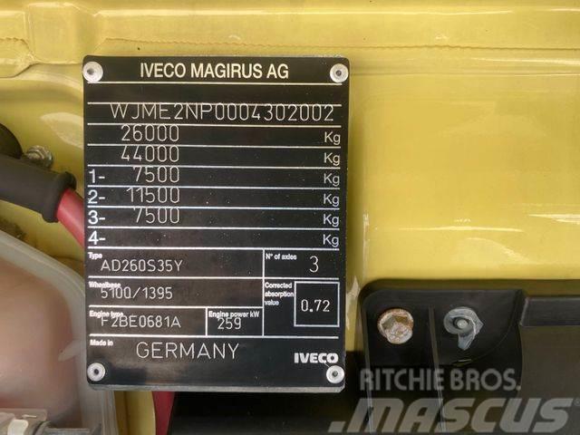 Iveco STRALIS 350 with sides 6x2, crane,EURO 3 vin 002 Autogru