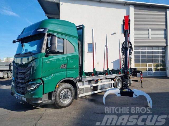 Iveco X-Way AS300X57 Z/P HR ON+ 6x4 (6x6 Hi Traction) Camion trasporto legname