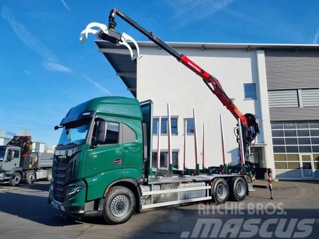 Iveco X-Way AS300X57 Z/P HR ON+ 6x4 (6x6 Hi Traction) Camion trasporto legname