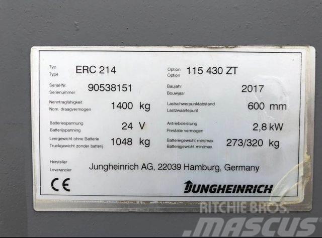 Jungheinrich ERC 214 - 4300MM HUB - 1400KG - NEUWERTIG Commissionatore alto livello