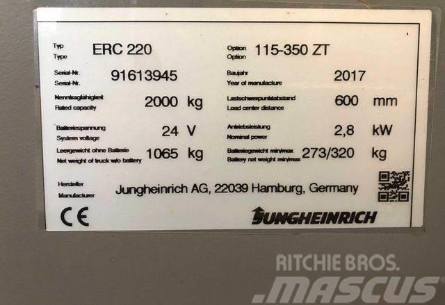 Jungheinrich ERC 220 - 3500MM HUB - 2000KG - 2357STD. Commissionatore alto livello