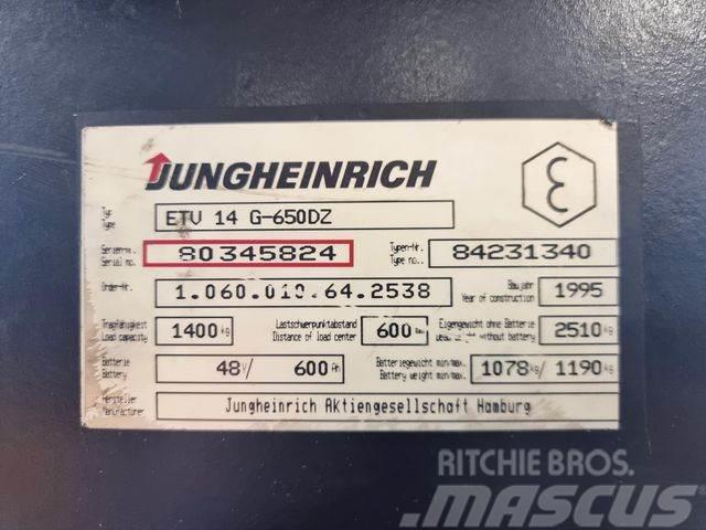 Jungheinrich ETV 14 - 6.2M HUBHÖHE - 5.083 STD. Carrello retrattile
