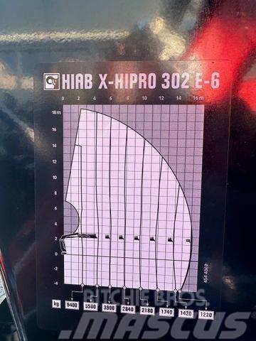  Kran HIAB X-HiPro 302 E-6 JIB 70 X-4 Autogru