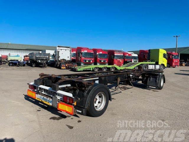 Krone trailer for containers vin 148 Rimorchi portacontainer