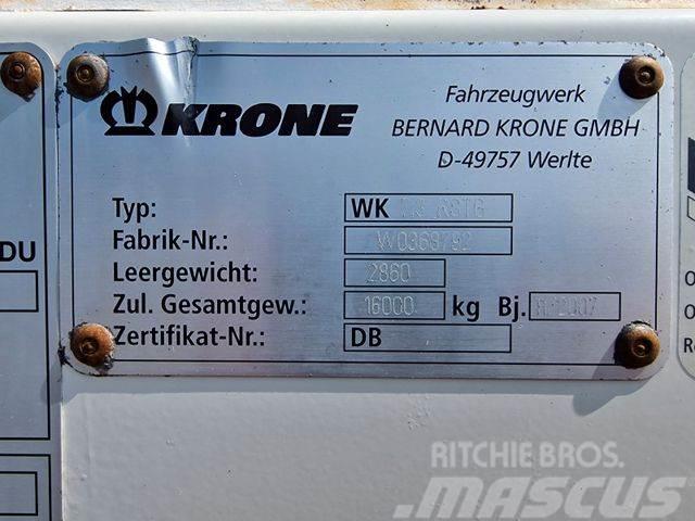 Krone WK 7.3 RSTG / Rolltor / Textil / Koffer Piattaforme