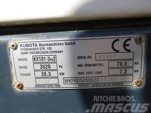 Kubota Minibagger KX 101-3 Minibagger Miniescavatori