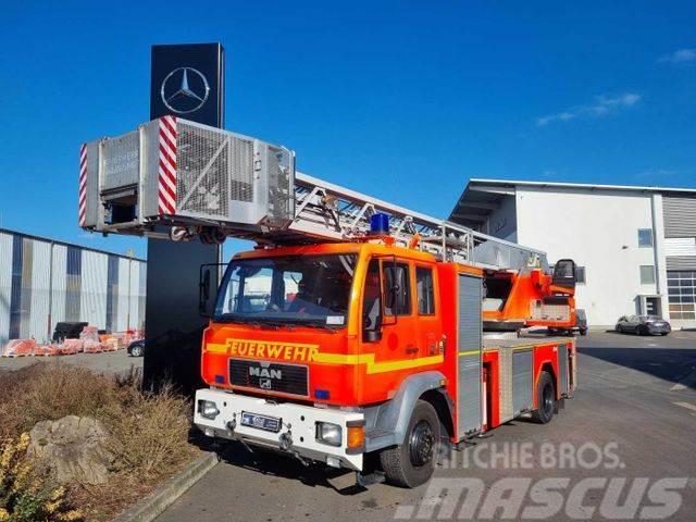 MAN 15.284LC Metz DLK 23-12 Feuerwehr Drehleiter Camion altro