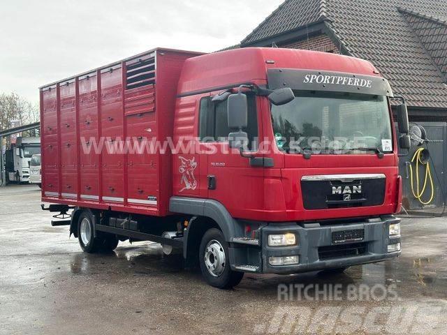 MAN TGL 10.250 4x2 Euro5 1.Stock Westrick Camion per trasporto animali