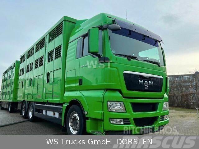 MAN TGX 26.480 XL KABA 3 Stock Vollalu Camion per trasporto animali