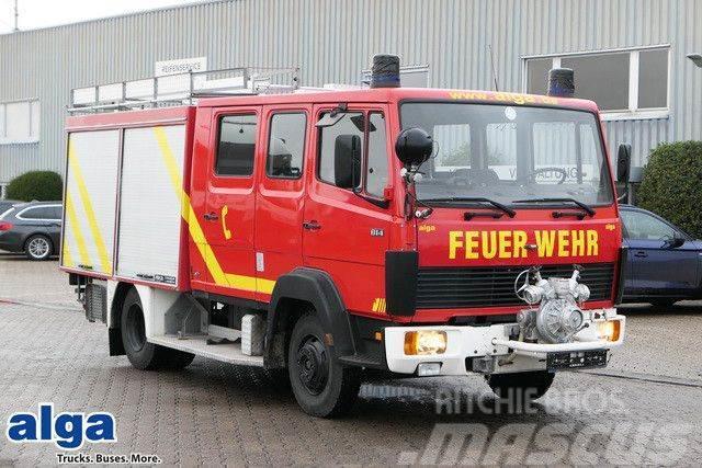 Mercedes-Benz 814 F 4x2, Pumpe, DOKA, Feuerwehr, 26tkm Furgoni altro