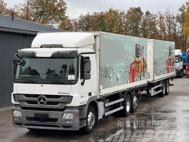 Mercedes-Benz Actros 2541 L 6x2 und Boese BTA 7.3 LBW Camion per la consegna bevande