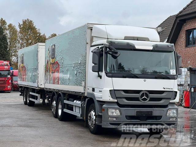 Mercedes-Benz Actros 2541 L 6x2 und Boese BTA 7.3 LBW Camion per la consegna bevande