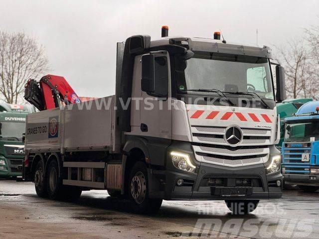 Mercedes-Benz Actros 2545 6x2 Lift-Lenk + HMF2320 Ladekran Camion con sponde ribaltabili