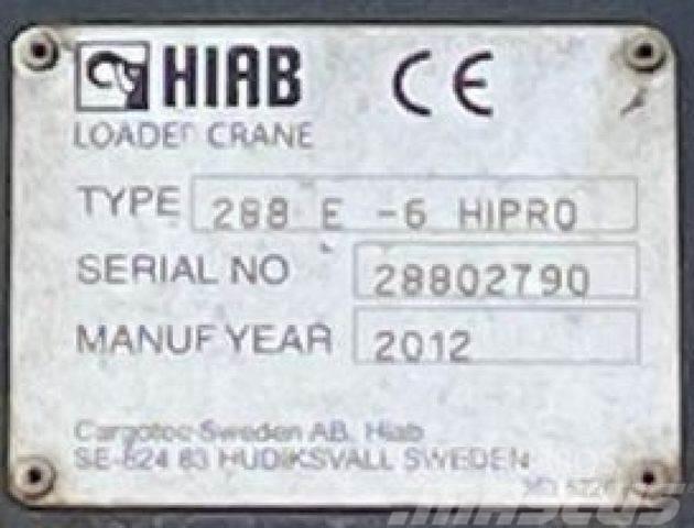 Mercedes-Benz Actros 2546 L 6x2 Pritsche Heckkran Hiab 288 6x Autogru