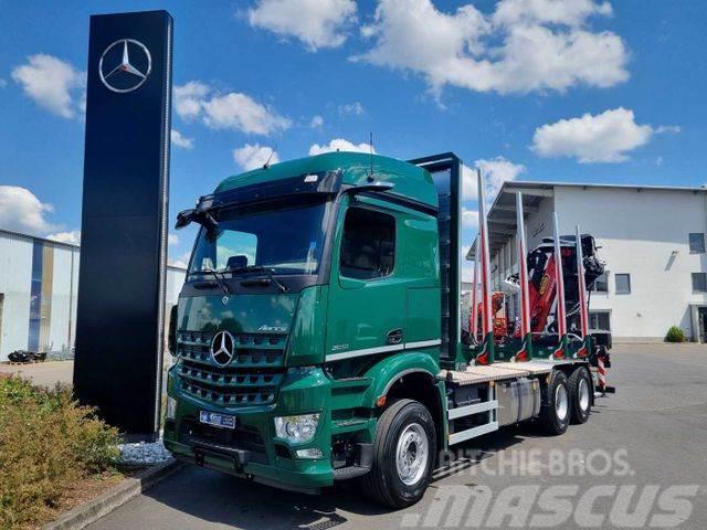 Mercedes-Benz Arocs 2651 L 6x4 + Kran: Epsilon M12Z91 Camion trasporto legname