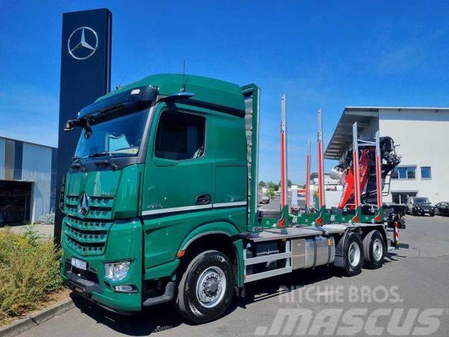 Mercedes-Benz Arocs 2751 L 6x2 (6x4) HAD + Kran: Epsilon M12Z Camion trasporto legname