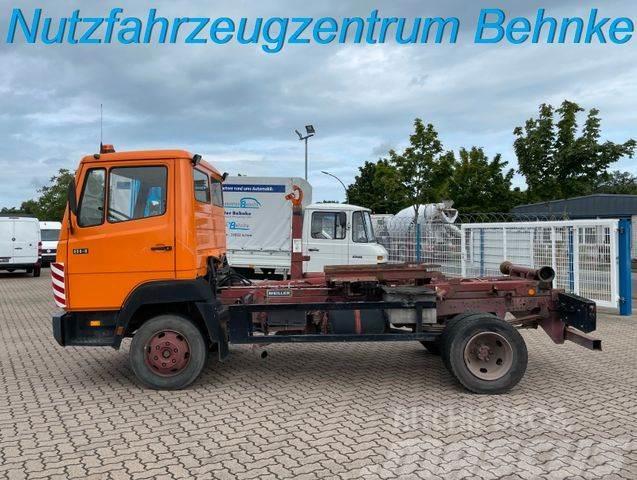 Mercedes-Benz LK 814 BB Meiller Abroller / AHK / 6 Zyl. Camion con gancio di sollevamento