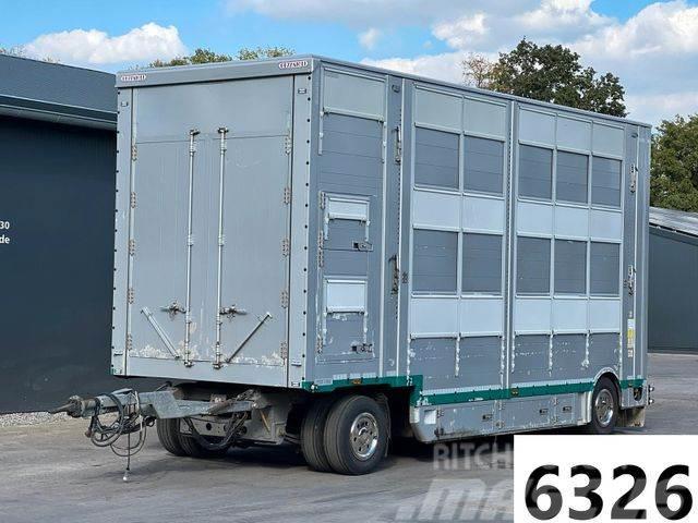Pezzaioli RBA 21 3.Stock Anhänger mit Aggregat &amp; Hubdach Rimorchi per trasporto animali