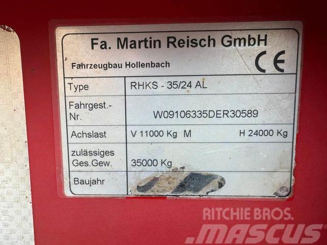 Reisch RHKS-35/24AL *Alu/Stahl Kippaufl./SAF/27m³* Semirimorchi a cassone ribaltabile