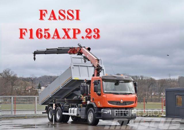 Renault Premium 370 *FASSI F165AXP.23 + FUNK/ 6x4 * TOP Autogru