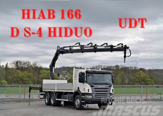 Scania P 360 * HIAB 166D S-4 HIDUO/FUNK * 6x4 Autogru