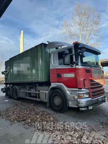Scania R360 6X2 GLASENTSORGER RÜCKWÄRTS KIPPER Camion dei rifiuti