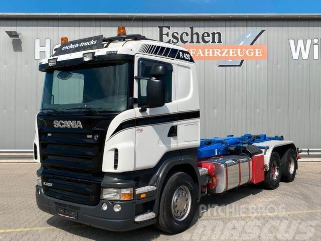 Scania R420 | MEILLER RK20.70*Retarder*AHK*Standheizung Camion con gancio di sollevamento