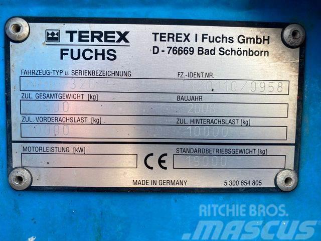 Terex Fuchs MHL 320 Umschlagbagger **BJ. 2008 * 7701H Escavatori gommati