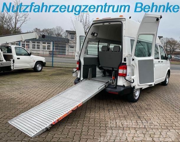 Volkswagen T5 Kombi/ 8 Sitze/ AC/ AMF Rollstuhlrampe Auto