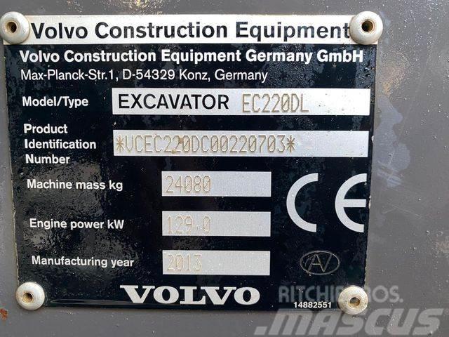 Volvo EC220 DL **BJ2013 *12558H/LASER Topcon *TOP* Escavatori cingolati