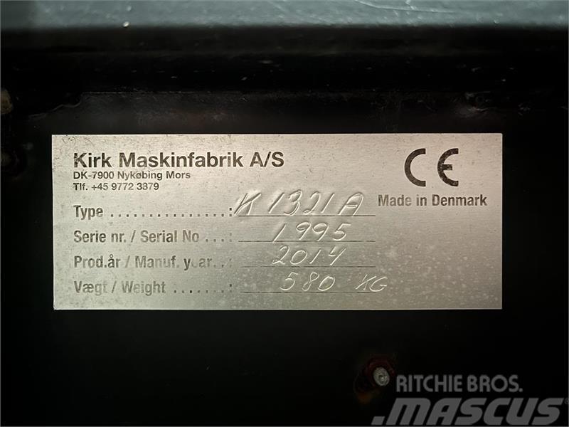  Kirk Mandskabskurv K1321A m. hydraulisk sving og a Sollevatori telescopici